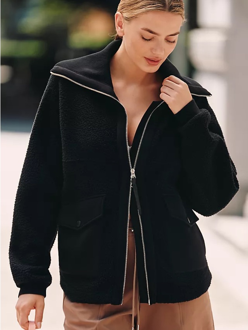 Varley Eleanor Patch Pocket Fleece Jacket